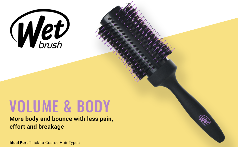 Wet Brush Volumizing Round Brush - Thick-Course - 1 pc